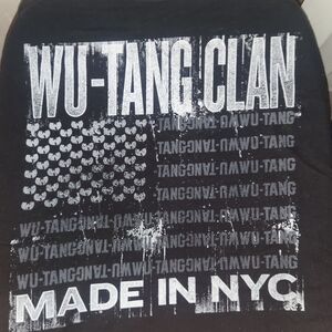 Wu-Tang Clan Graphic Tee - Black with White Print